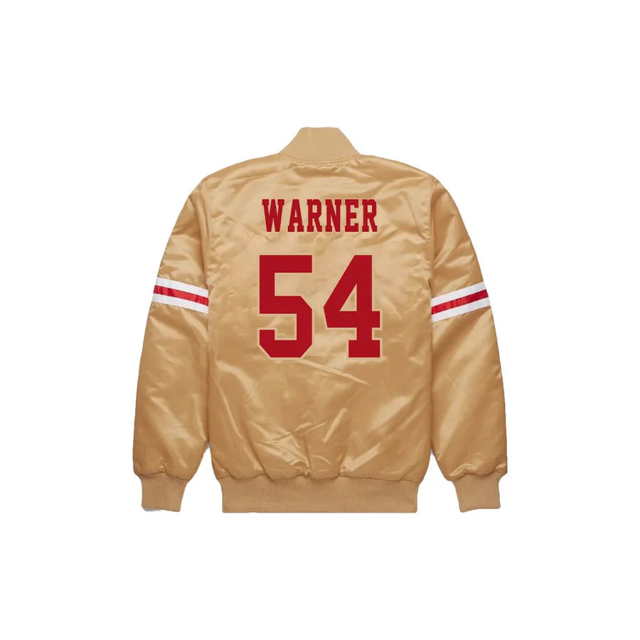 Fred Warner San Francisco 49ers Bomber Jacket - Jersey and Sneakers