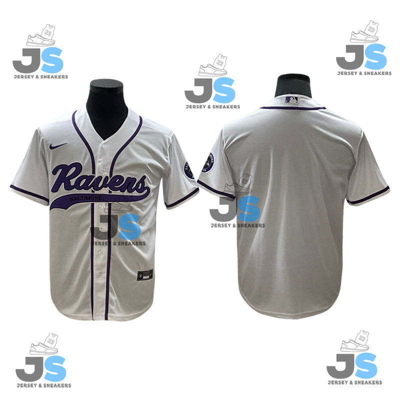 Custom Baltimore Ravens Baseball Jersey