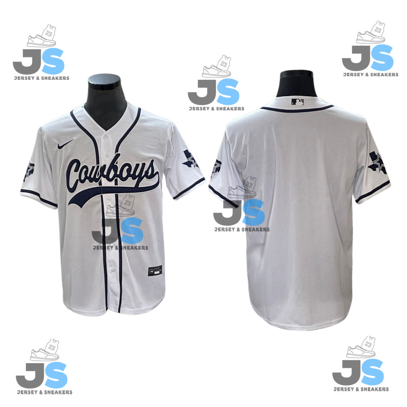 Custom Dallas Cowboys Baseball Jersey