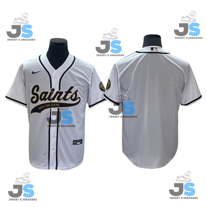 Custom New Orleans Saints Baseball Jersey