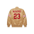 Christian McCaffrey San Francisco 49ers Bomber Jacket - Jersey and Sneakers