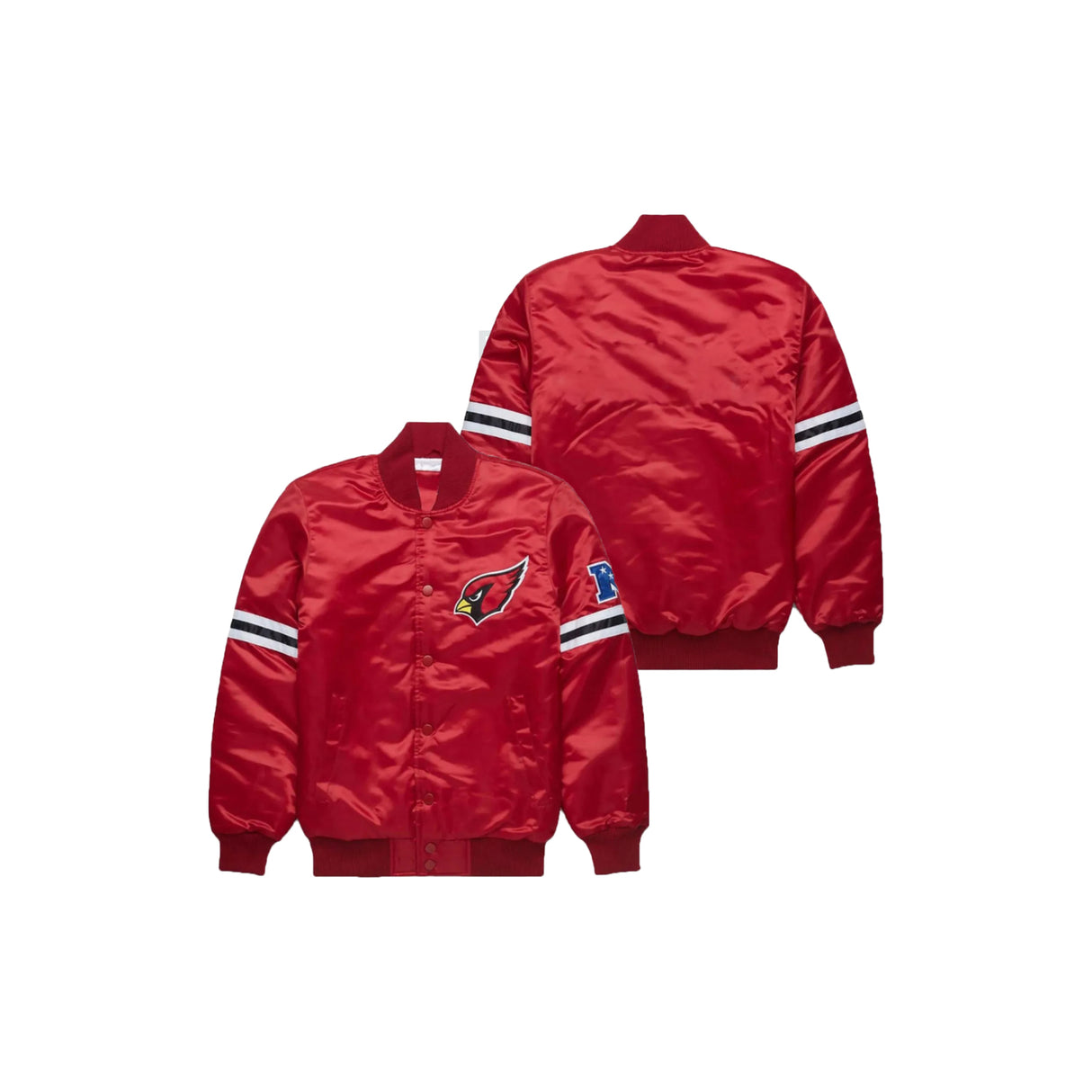 Arizona Cardinals Satin Bomber Jacket - Jersey and Sneakers