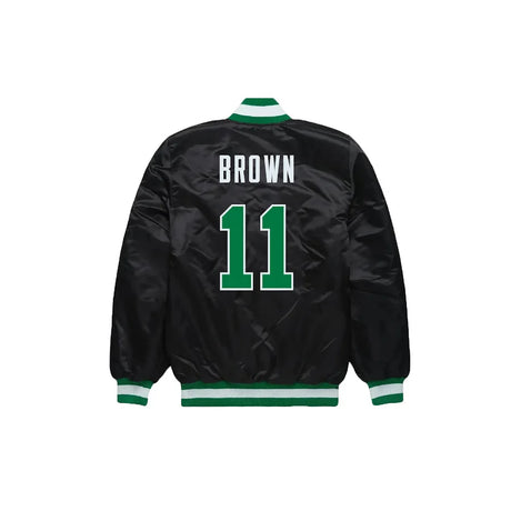 AJ Brown Philadelphia Eagles Satin Bomber Jacket - Jersey and Sneakers