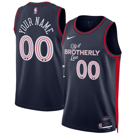 Custom Philadelphia 76ers 2023-24 City Edition Jersey - Jersey and Sneakers