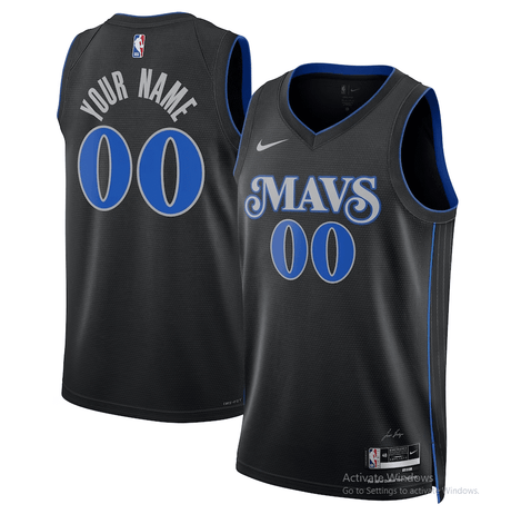 Custom Dallas Mavericks 2023-24 City Edition Jersey - Jersey and Sneakers