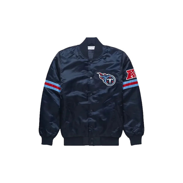 Tennessee Titans Satin Bomber Jacket - Jersey and Sneakers