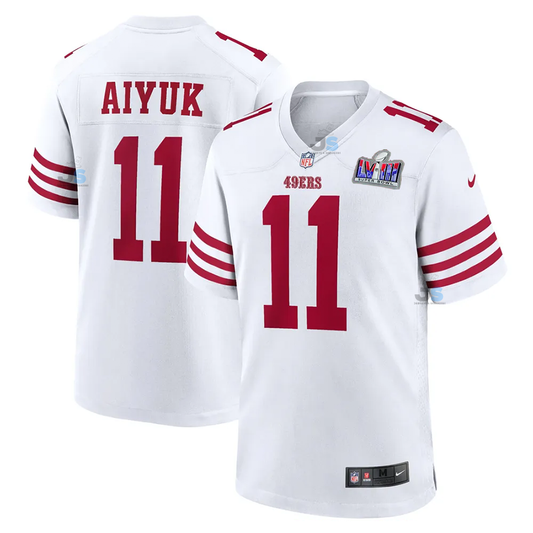 CLEARANCE Brandon Aiyuk San Francisco 49ers Super Bowl 2024 Jersey - Jersey and Sneakers