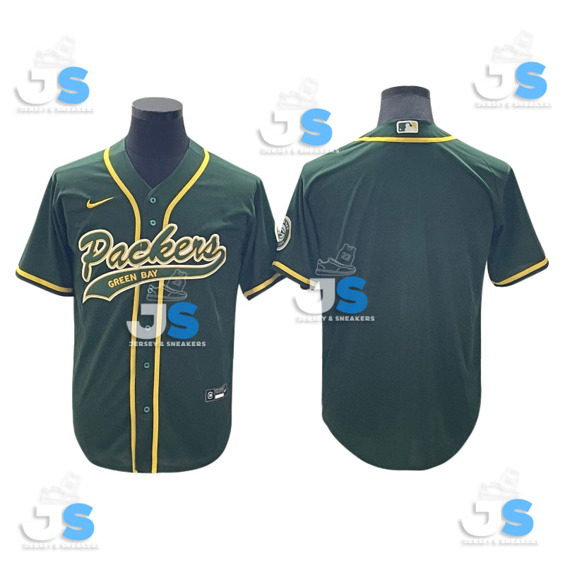 Custom Green Bay Packers Baseball Jersey