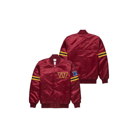 Custom Washington Commanders Satin Bomber Jacket - Jersey and Sneakers