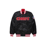 Custom Kansas City Chiefs Satin Bomber Jacket - Jersey and Sneakers