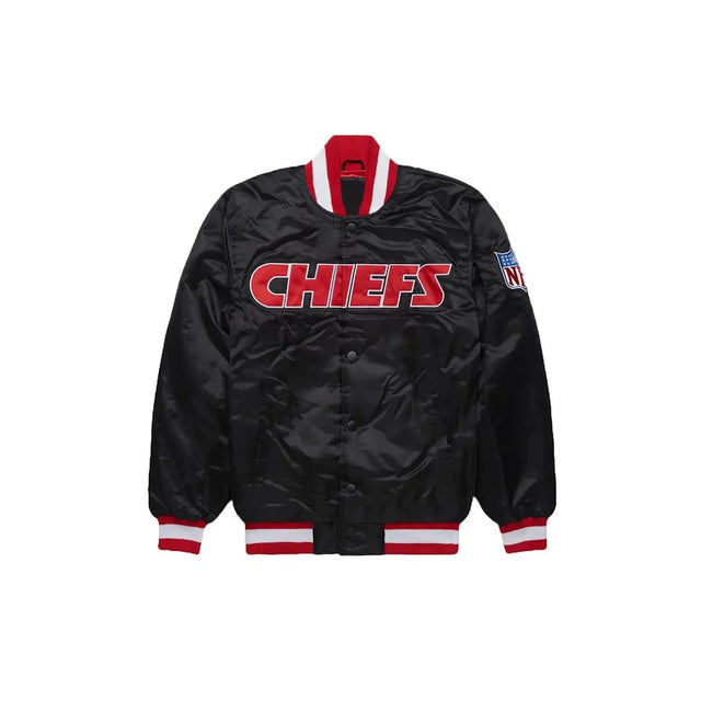 Kansas City Chiefs Satin Bomber Jacket - Jersey and Sneakers