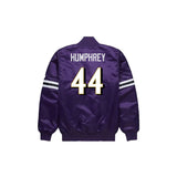 Marlon Humphrey Baltimore Ravens Satin Bomber Jacket - Jersey and Sneakers