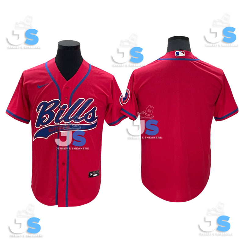 Custom Buffalo Bills Baseball Jersey