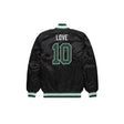 Jordan Love Green Bay Packers Satin Bomber Jacket - Jersey and Sneakers