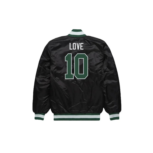 Jordan Love Green Bay Packers Satin Bomber Jacket - Jersey and Sneakers