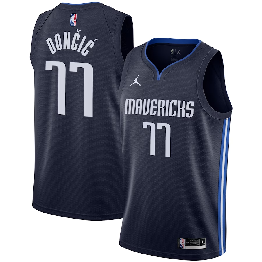 Camiseta de edición ganada de los Dallas Mavericks de Luka Doncic