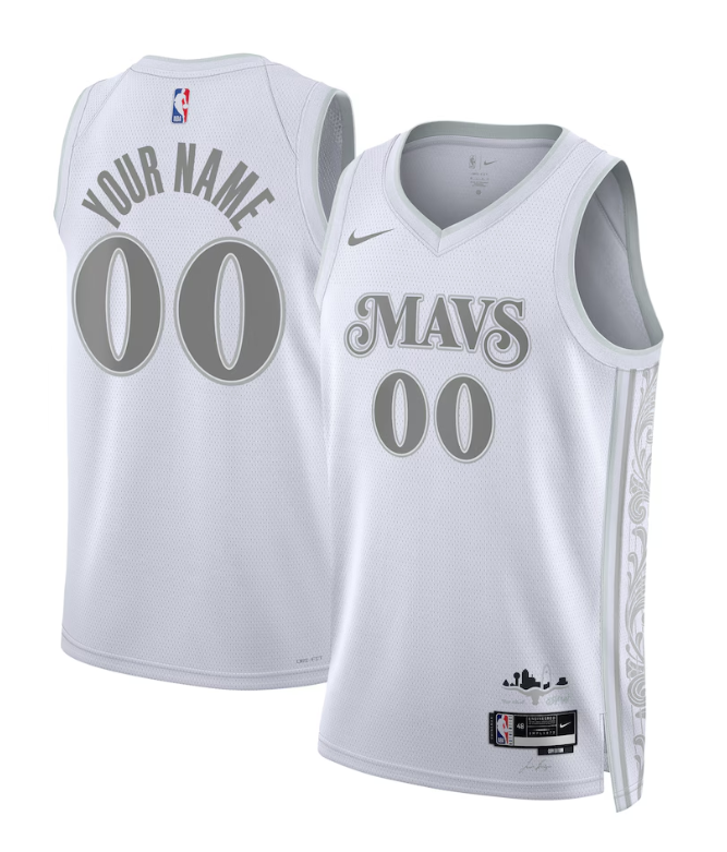 Custom Dallas Mavericks 2024-25 City Edition Jersey