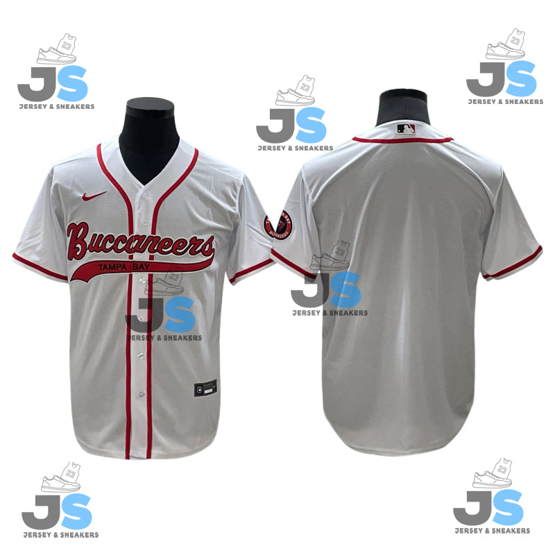 Custom Tampa Bay Buccaneers Baseball Jersey