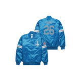 Jahmyr Gibbs Detroit Lions Satin Bomber Jacket - Jersey and Sneakers