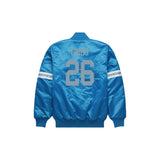 Jahmyr Gibbs Detroit Lions Satin Bomber Jacket - Jersey and Sneakers