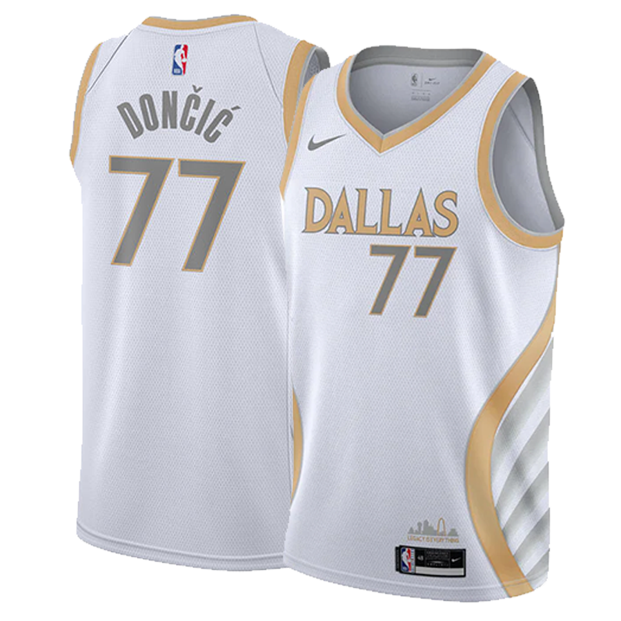 Camiseta Luka Doncic Dallas Mavericks 2020-21 Edición Ciudad