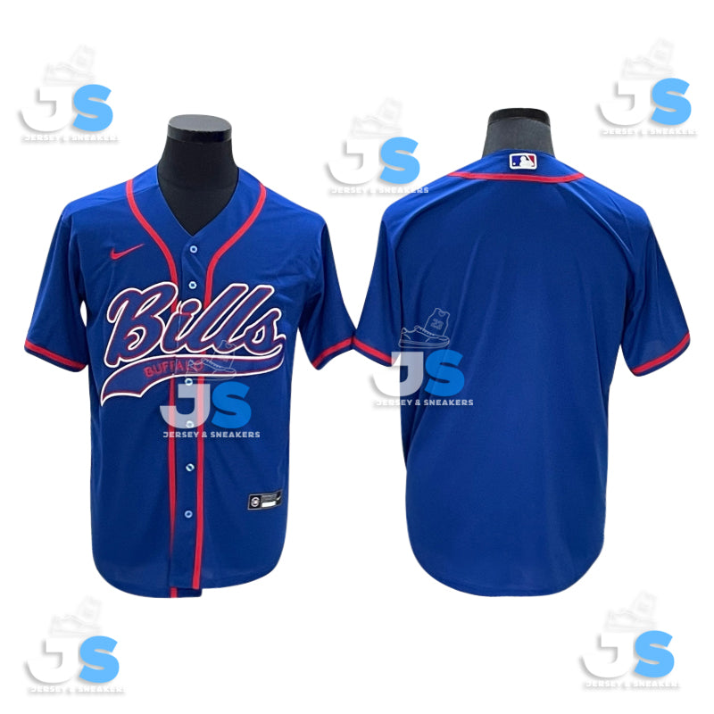 Custom Buffalo Bills Baseball Jersey