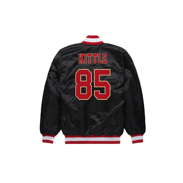 George Kittle San Francisco 49ers Bomber Jacket - Jersey and Sneakers