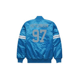 Aidan Hutchinson Detroit Lions Satin Bomber Jacket - Jersey and Sneakers