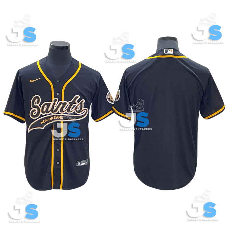 Custom New Orleans Saints Baseball Jersey