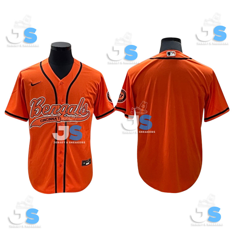 Custom Cincinnati Bengals Baseball Jersey