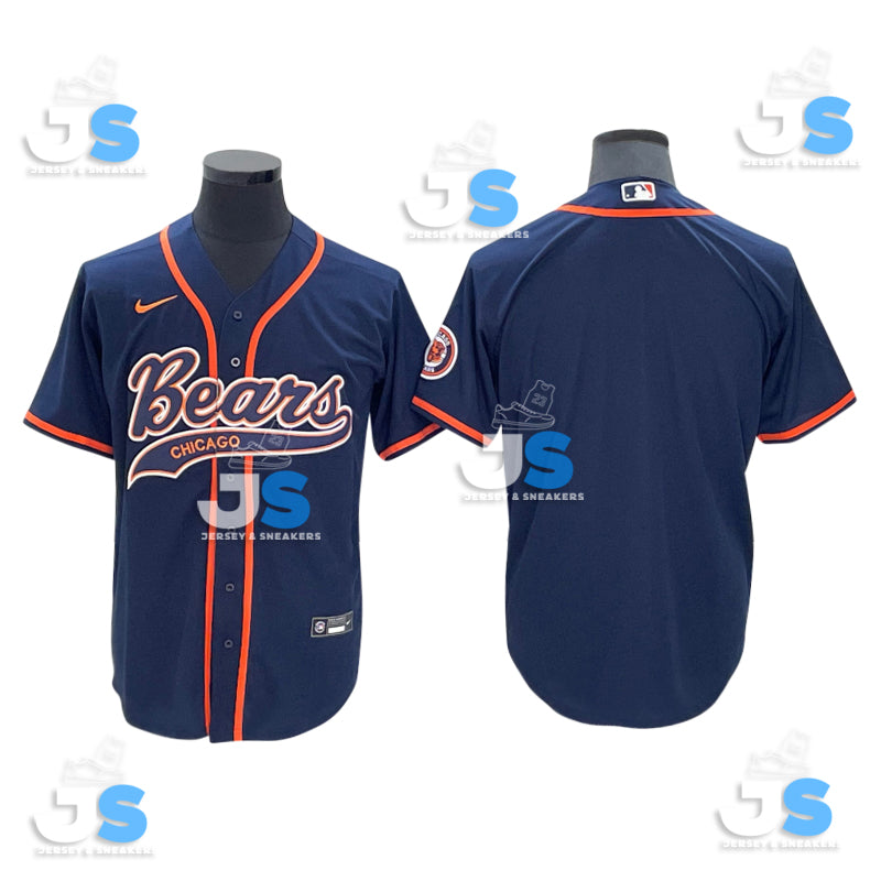 Custom Chicago Bears Baseball Jersey