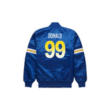 Aaron Donald Los Angeles Rams Satin Bomber Jacket - Jersey and Sneakers