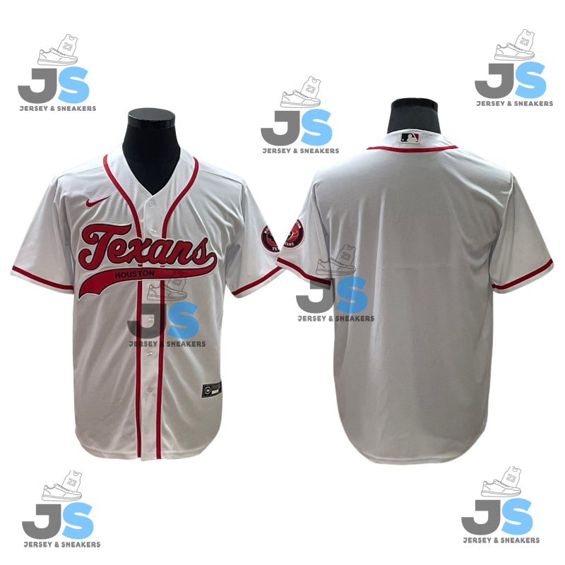 Custom Houston Texans Baseball Jersey