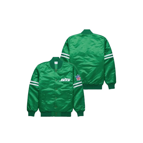 Custom New York Jets Satin Bomber Jacket - Jersey and Sneakers