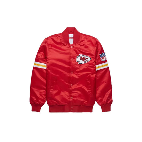 Custom Kansas City Chiefs Satin Bomber Jacket - Jersey and Sneakers