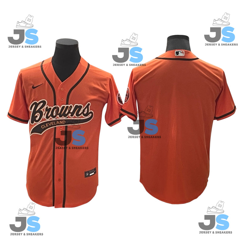 Custom Cleveland Browns Baseball Jersey