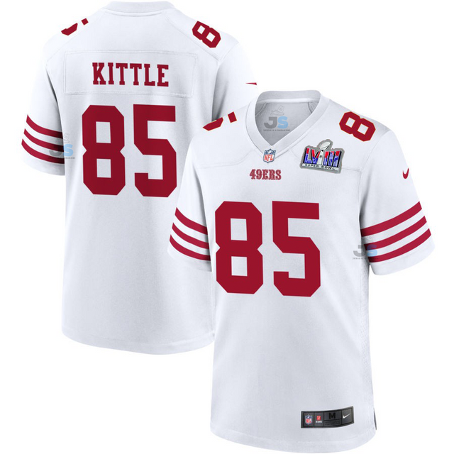 George Kittle San Francisco 49ers Super Bowl 2024 Jersey - Jersey and Sneakers