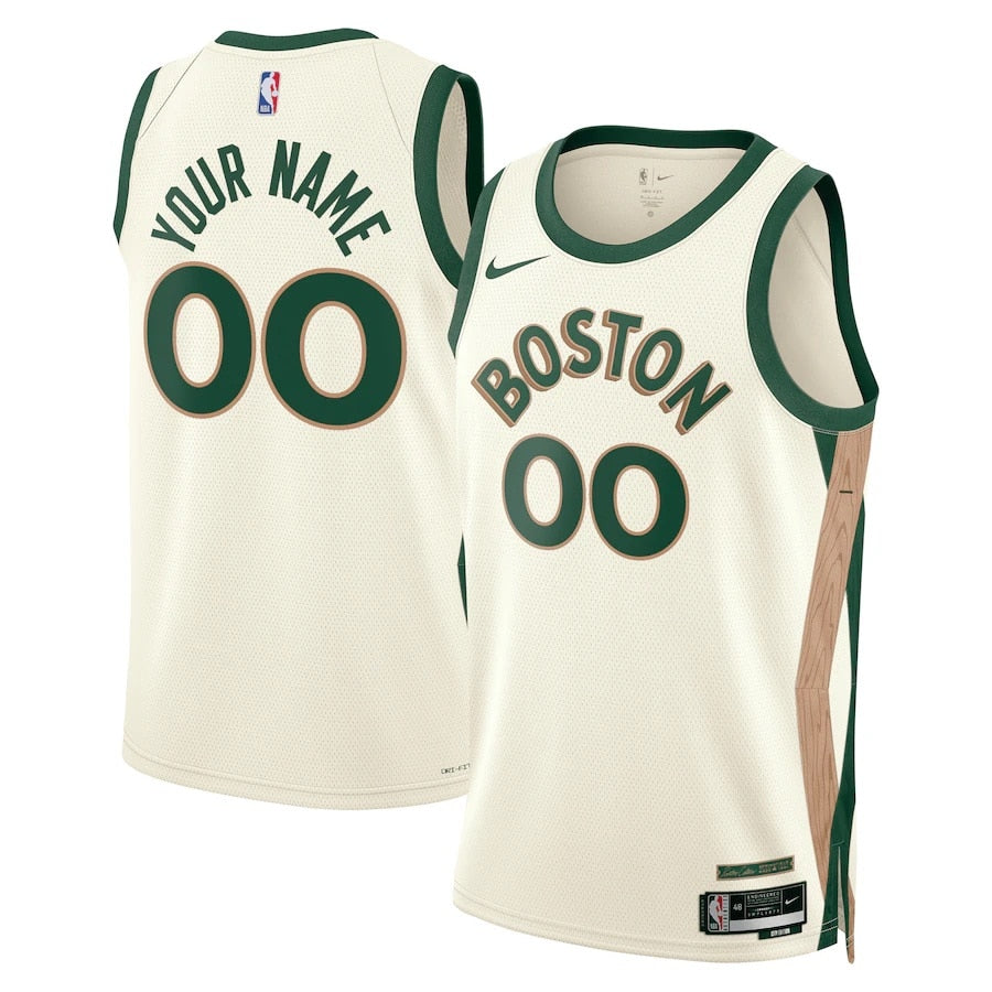 Custom Boston Celtics 2023-24 City Edition Jersey - Jersey and Sneakers