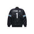 Travis Etienne Jr Jacksonville Jaguars Satin Bomber Jacket - Jersey and Sneakers