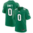 D'Andre Swift Kelly Green Philadelphia Eagles Throwback Jersey - Jersey and Sneakers