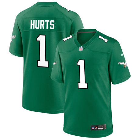 Jalen Hurts Kelly Green Philadelphia Eagles Throwback Jersey - Jersey and Sneakers