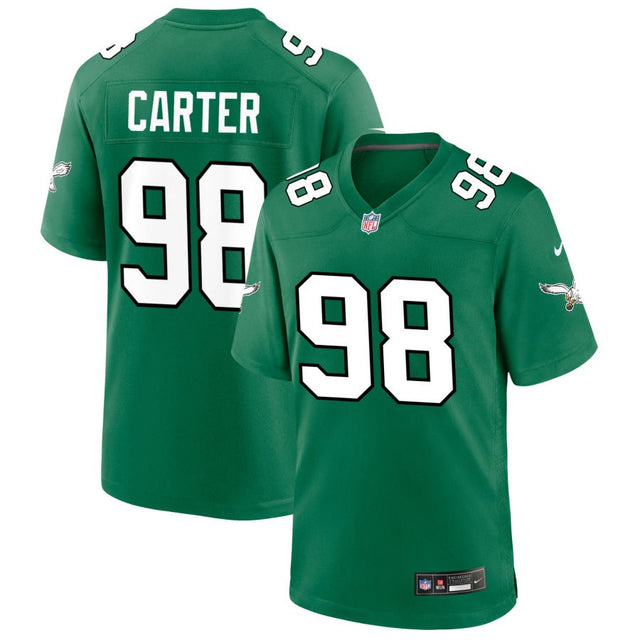 Jalen Carter Kelly Green Philadelphia Eagles Throwback Jersey - Jersey and Sneakers