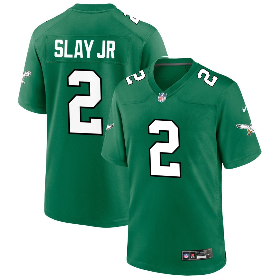 Darius SLay Jr Kelly Green Philadelphia Eagles Throwback Jersey - Jersey and Sneakers