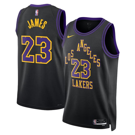 LeBron James Los Angeles Lakers City Edition Jersey - Jersey and Sneakers