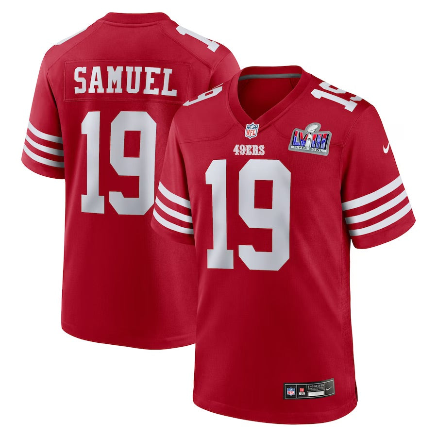 Deebo Samuel San Francisco 49ers Super Bowl 2024 Jersey - Jersey and Sneakers