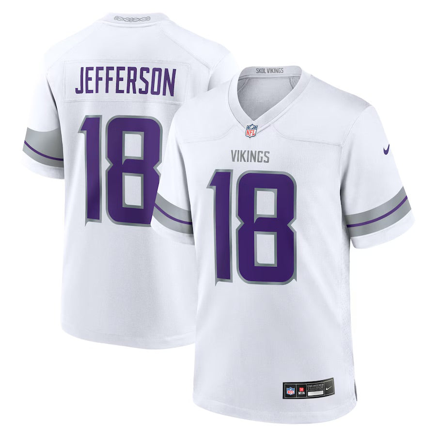 Justin Jefferson Minnesota Vikings Whiteout Jersey