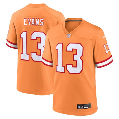 Mike Evans Tampa Bay Buccaneers Orange Throwback Jersey - Jersey and Sneakers