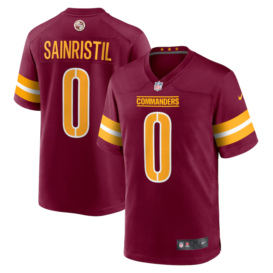 Mike Sainristil Washington Commanders Jersey