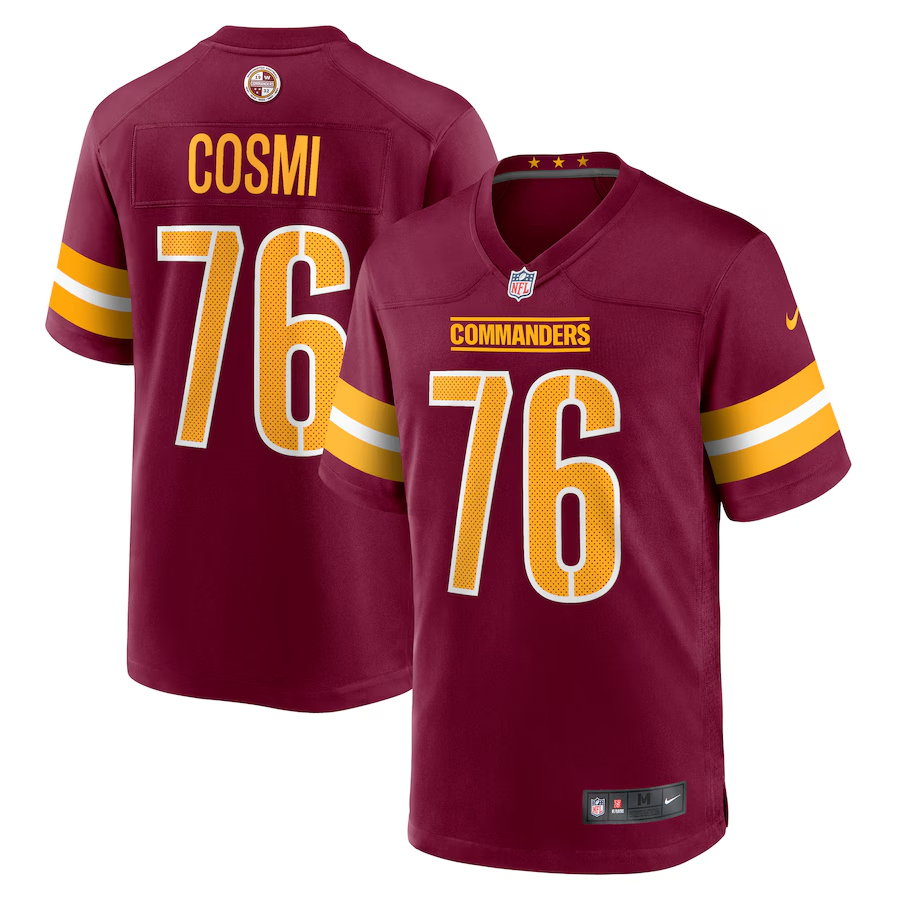 Sam Cosmi Washington Commanders Jersey