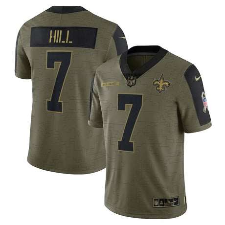 Taysom Hill New Orleans Saints Salute To Service Limited Edition Jersey - Jersey and Sneakers